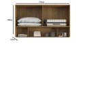 Ver imagem 3 de Módulo Aéreo para Cama Queen Mdf Altezza Clean Belmax:freijó/off White