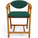 Ver imagem 3 de Kit 05 Banquetas Baixa para Cozinha Sala Jantar Bancada Cecília L02 Bouclê Verde - Lyam Decor