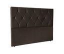 Ver imagem 1 de Cabeceira Cama Box Casal 195 cm Julia - Marrom Corino