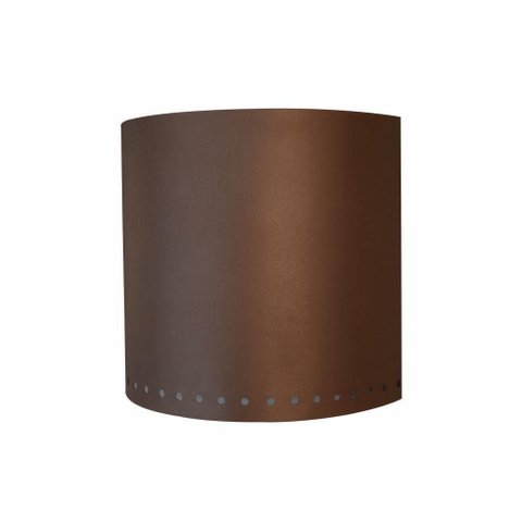 Arandela Ar-240g com Furos Decorativa Marrom para Parede Bivolt Belly Lustre