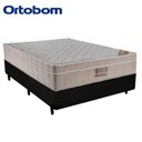 Ver imagem 4 de Cama Box Casal Suede + Colchão Casal Ortobom Airtech Molas Superpocket (65x138x188) Preto