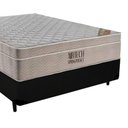 Ver imagem 3 de Cama Box Casal Suede + Colchão Casal Ortobom Airtech Molas Superpocket (65x138x188) Preto