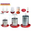 Ver imagem 5 de Comedor de Frango Galinha Aves 3kg + Bebedouro Agua 2 Litros Aves