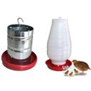 Ver imagem 2 de Comedor de Frango Galinha Aves 3kg + Bebedouro Agua 2 Litros Aves