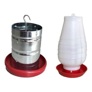 Comedor de Frango Galinha Aves 3kg + Bebedouro Agua 2 Litros Aves