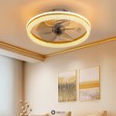 Ver imagem 5 de Luminária Plafon Ventilador Teto Miniwind Anel Clara 23w