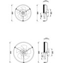 Ver imagem 4 de Luminária Plafon Ventilador Teto Miniwind Anel Clara 23w