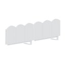 Ver imagem 1 de Cerquinha Dupla 120cm para Cama Reversível New Garden Casatema MadeiraOriginals Branco