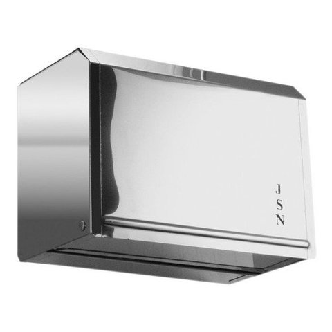 08 Un Porta Papel Toalha Inox Toalheiro Cozinha Ou Banheiro:Cinza