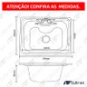 Cuba Pia Cozinha Gourmet Aço Inox Luxo com Acessórios - Tubrax - 12