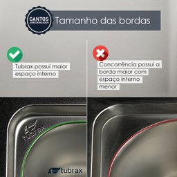 Cuba Pia Cozinha Gourmet Aço Inox Luxo com Acessórios - Tubrax - 10