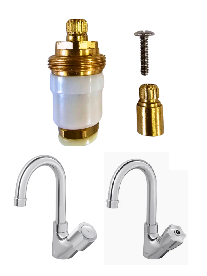 Reparo Mvs Torneira Lavatorio Deca 1195 C40 C50 com Castelo e Prolongador - 4688104k150 1195 C40 e C - 2