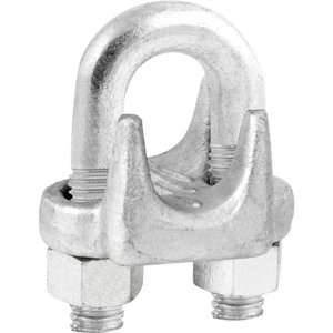 Clips para Cabo de Aço 7/8 Pesado Galvanizado - Vonder Plus