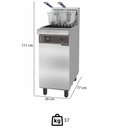 Ver imagem 3 de Fritador Industrial Elétrico Metalcubas Fao 2c Prm Água e Óleo 220v Trifásico 30l Mtc0051