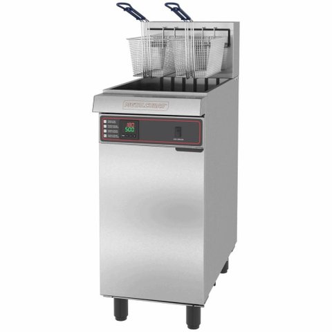 Fritador Industrial Elétrico Metalcubas Fao 2c Prm Água e Óleo 220v Trifásico 30l Mtc0051