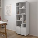 Ver imagem 5 de Conjunto de Escrivaninha com 1 Gaveta e Livreiro Taurus Branco