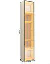 Ver imagem 3 de Cristaleira Torre 1 Porta Moduladado Reflecta Offwhite Matiz