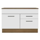 Ver imagem 4 de Balcão de Pia Cozinha 1 Porta e 2 Gavetas (com Tampo) Rustic/branco Agata Madesa Rustic/branco