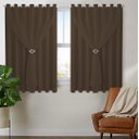 Ver imagem 2 de Cortina Blackout PVC 4,00m X 1,80m Com Voil Tabaco
