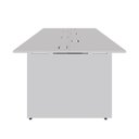 Ver imagem 5 de Mesa de Trabalho Escritório para 6 Pessoas 2,70m Cinza F5
