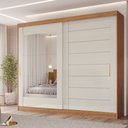 Ver imagem 2 de Guarda Roupa Veneza 2 Portas de Correr Espelhado Mdf