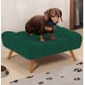Puff Pet Cama Estofada para Cachorro Sofia L02 Suede Verde - Inoviza - 2