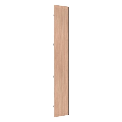 Porta para Roupeiro Closet Canto Diagonal Individual 40cm Puxador Perfil Champagne Luciane Móveis