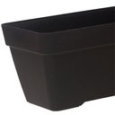 Ver imagem 2 de Floreira Retangular Em Polipropileno Sampa 40X17Cm Preto