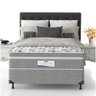 Cama Box de Casal Probel Century D28 com Molas Pocket e Pillow Euro 70x138x188cm - 1