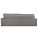 Ver imagem 5 de Sofá 4 Lugares Rettrátil Reclinável Elétrico 284cm Mazi L06 Couro Cinza - Lyam Decor
