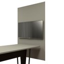 Ver imagem 1 de Painel de Tv P/ Sala de Reunião 195cm X 110cm Czs F5 Office Cor:cinza Sagrado