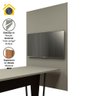 Painel de Tv P/ Sala de Reunião 195cm X 110cm Czs F5 Office Cor:cinza Sagrado - 4