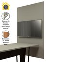 Ver imagem 4 de Painel de Tv P/ Sala de Reunião 195cm X 110cm Czs F5 Office Cor:cinza Sagrado