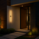 Ver imagem 2 de Arandela de Parede Slim Led Linear 15w Alumínio Preto 1 Metro