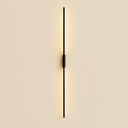 Ver imagem 1 de Arandela de Parede Slim Led Linear 15w Alumínio Preto 1 Metro