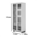 Ver imagem 7 de Cristaleira Colibri Guanabara com 2 Portas e 1 Gaveta