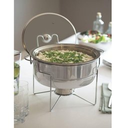 Rechaud Redondo 4,3 L em Aço Inox Banho Maria - 3