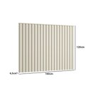 Ver imagem 2 de Cabeceira Ripada para Cama Solteiro 160cm 100% Mdf Cor:luna