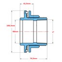 Ver imagem 2 de Adaptador / Flange Soldavel Para Caixa Água 60 x 2 Krona