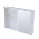 Ver imagem 6 de Gabinete 02 Porta Suspenso com Lavatório + Armário + Torneira + Sifão + Engate Flexível + Veda Rosca