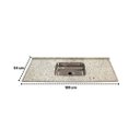 Ver imagem 2 de Pia Cozinha 180cm Arabesco Sobreposta Cuba Inox 14cm Funda:arabesco