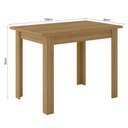 Ver imagem 5 de Kit Mesa de Jantar Bellagio 108x68 Cm com 4 Cadeiras Clara Freijo/savana