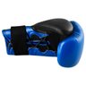 Luva de Boxe Adidas Hybrid 250 Fixação Dupla Azul e Preto 16 Oz - 5