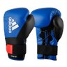 Luva de Boxe Adidas Hybrid 250 Fixação Dupla Azul e Preto 16 Oz - 1