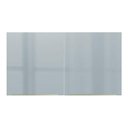 Ver imagem 7 de Armário Aéreo Madesa Lux 120 cm 2 Portas Branco/Cinza