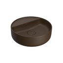 Ver imagem 1 de Cuba De Apoio Deca Slim 40X40 L.12040.M.22 Redonda Com Mesa Marrom Fosco