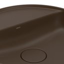 Ver imagem 2 de Cuba De Apoio Deca Slim 40X40 L.12040.M.22 Redonda Com Mesa Marrom Fosco