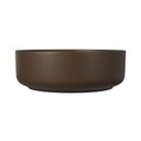 Ver imagem 4 de Cuba De Apoio Deca Slim 40X40 L.12040.M.22 Redonda Com Mesa Marrom Fosco
