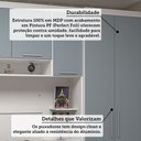 Ver imagem 5 de Quarto de Solteiro com Guarda Roupas e Mesa de Cabeceira Alpes Luciane Móveis