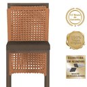 Ver imagem 3 de Mesa Bistrô e 4 Banquetas Roma Marrom Corda Náutica Estofado 9 Trama Original